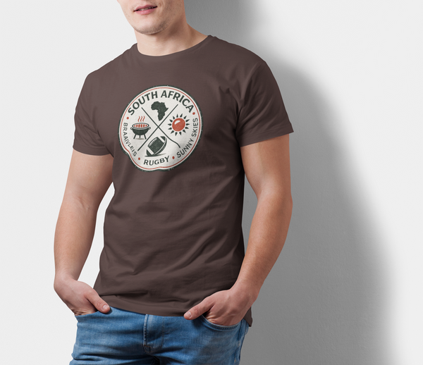 Braaivleis, Rugby, Sunny Skies - Mens Shirt