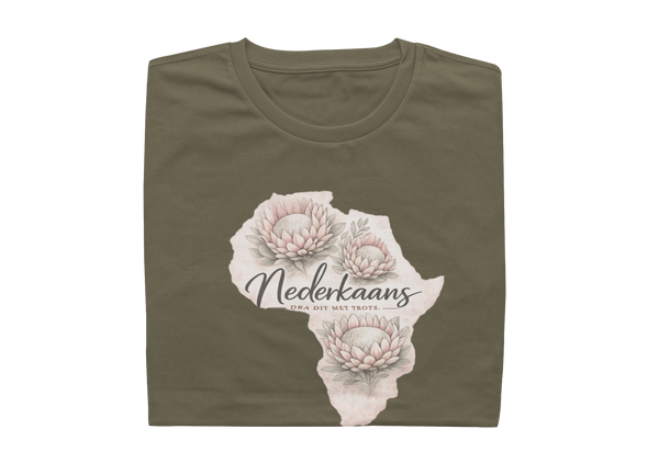 Nederkaans - Dra Dit Met Trots Afrika - Protea  - Ladies Shirt