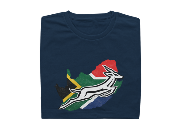 Springbok, South Africa, Flag - Mens Shirt