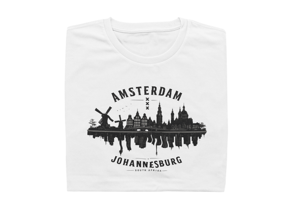 Amsterdam vs Johannesburg T-shirt, South African - Mens Shirt
