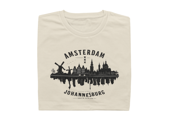 Amsterdam vs Johannesburg T-shirt, South African - Mens Shirt