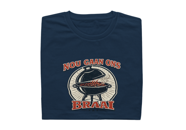 Nou Gaan Ons BRAAI - Mens Shirt