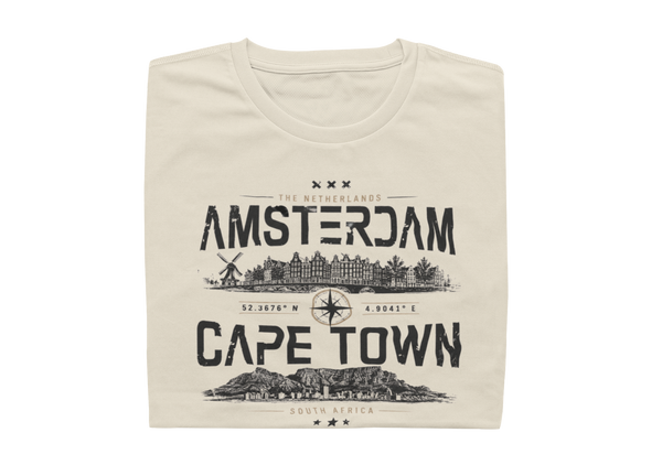 Amsterdam vs Cape Town, South African - Mens Shirt