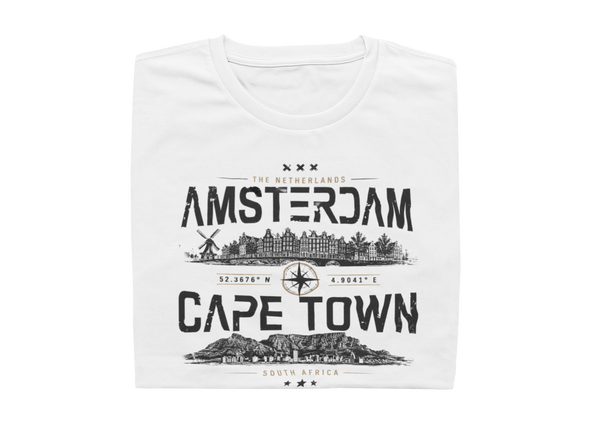 Amsterdam vs Cape Town, South African - Mens Shirt