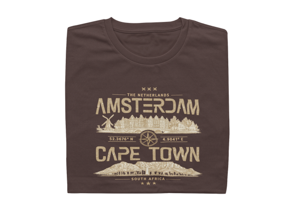 Amsterdam vs Cape Town, South African - Mens Shirt