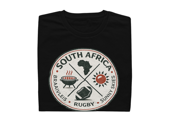 Braaivleis, Rugby, Sunny Skies - Mens Shirt