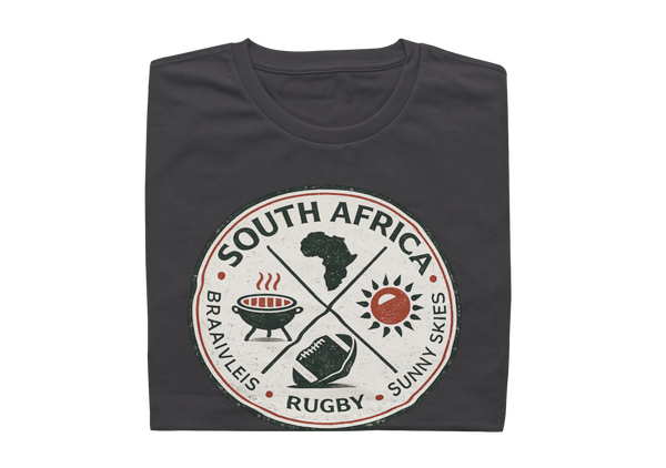 Braaivleis, Rugby, Sunny Skies - Mens Shirt