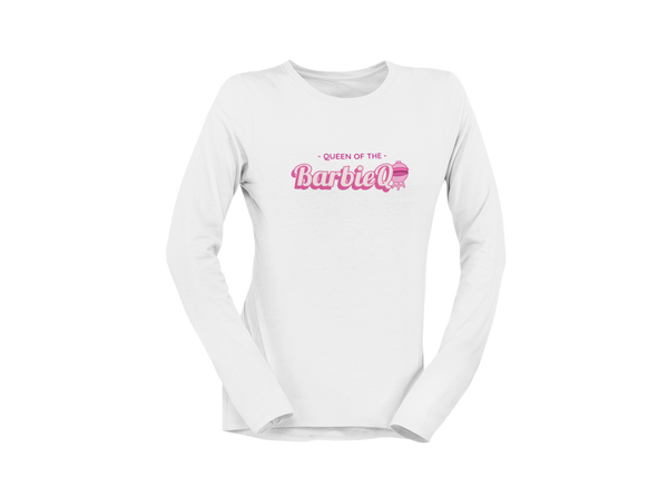 Queen Of The BarbieQ - Ladies Longsleeve Shirt