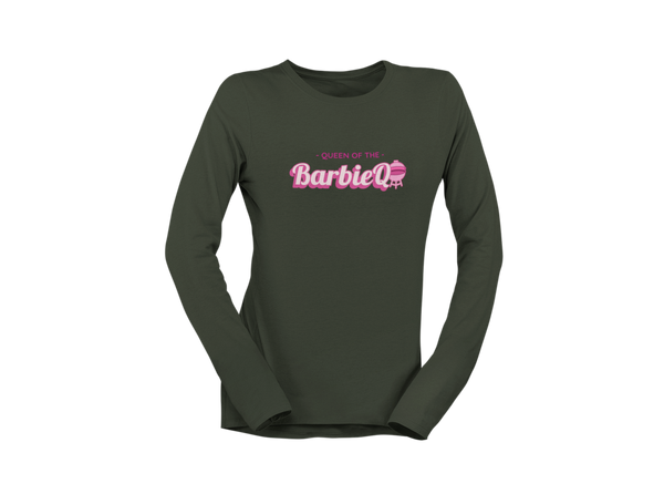 Queen Of The BarbieQ - Ladies Longsleeve Shirt