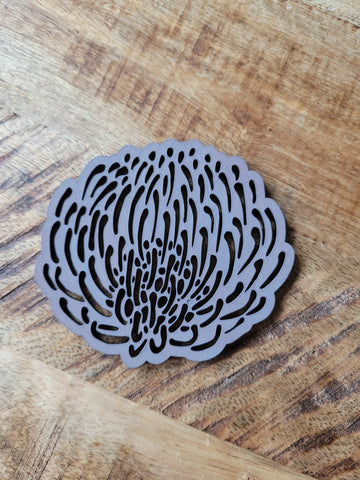 Pin Cushion Coasters -  Taupe Colour  (Set of 4)