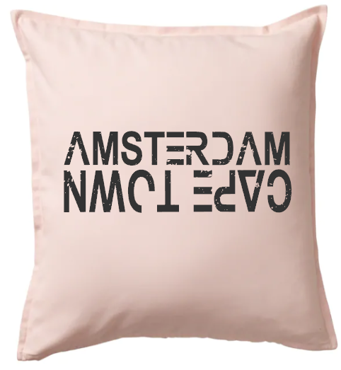 Amsterdam vs Cape Town Cushion Cover