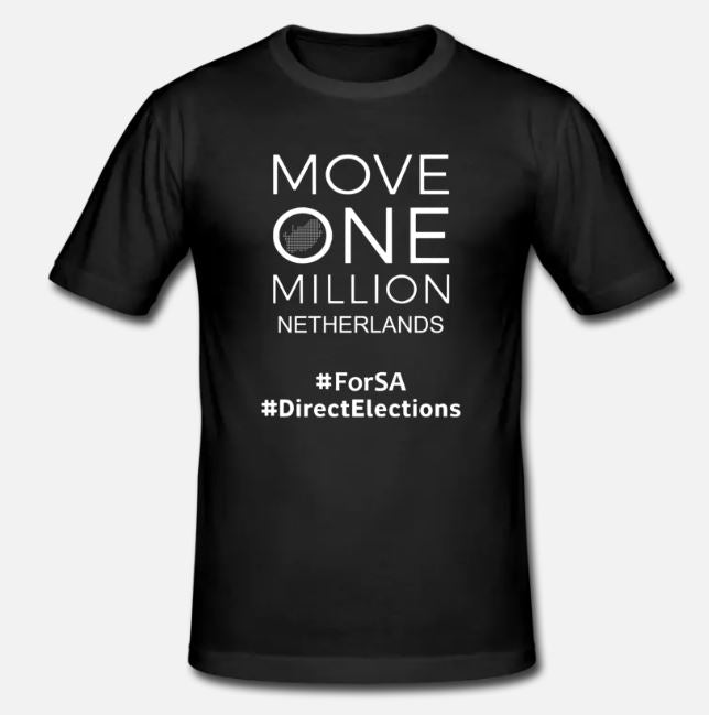 Mens Tshirt Move One Million NETHERLANDS