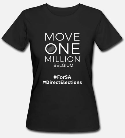 Womens T-Shirt Move One Million BELGIUM