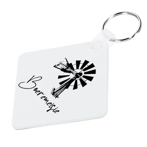 Boeremeisie Keyring - Available In 3 Shapes