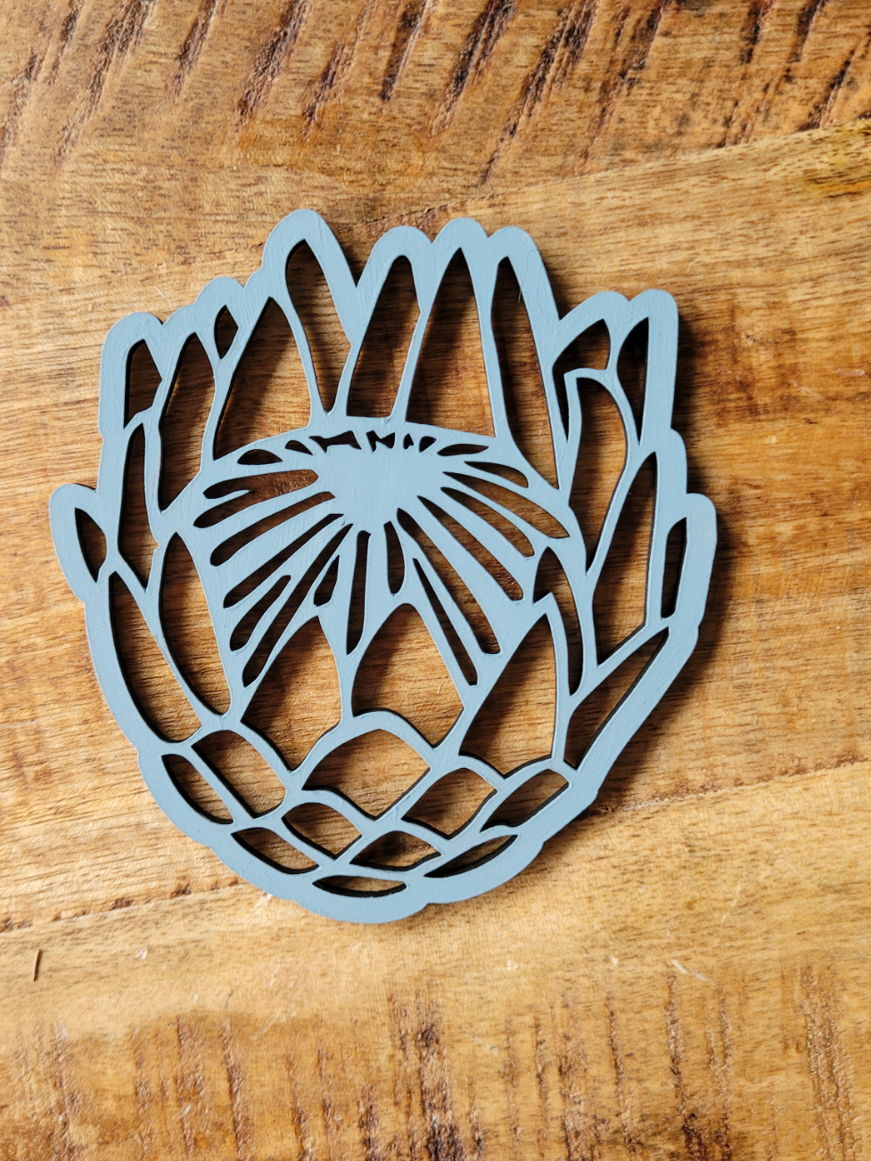 Protea Coasters - Petrol (blue) Colour  (Set of 4)