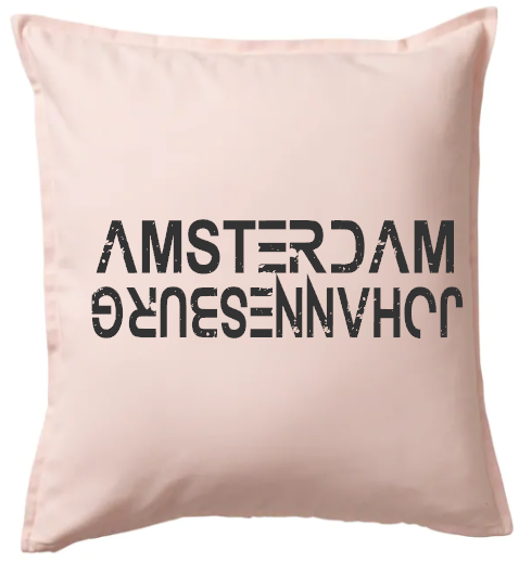 Amsterdam vs Johannesburg Cushion Cover
