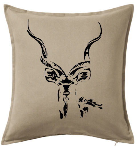 Kudu Cushion Cover, South Africa