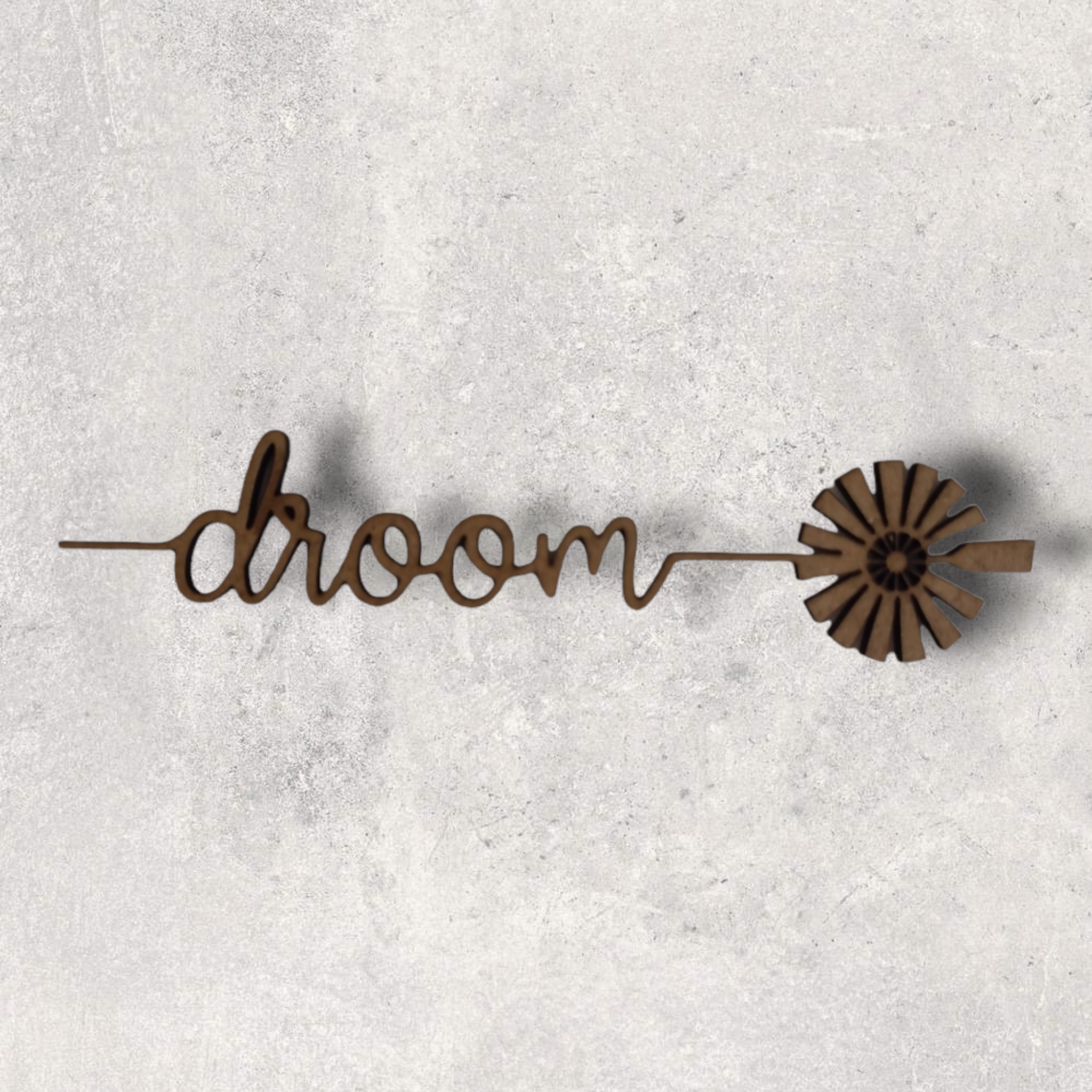 Afrikaans Word Cutout - Droom