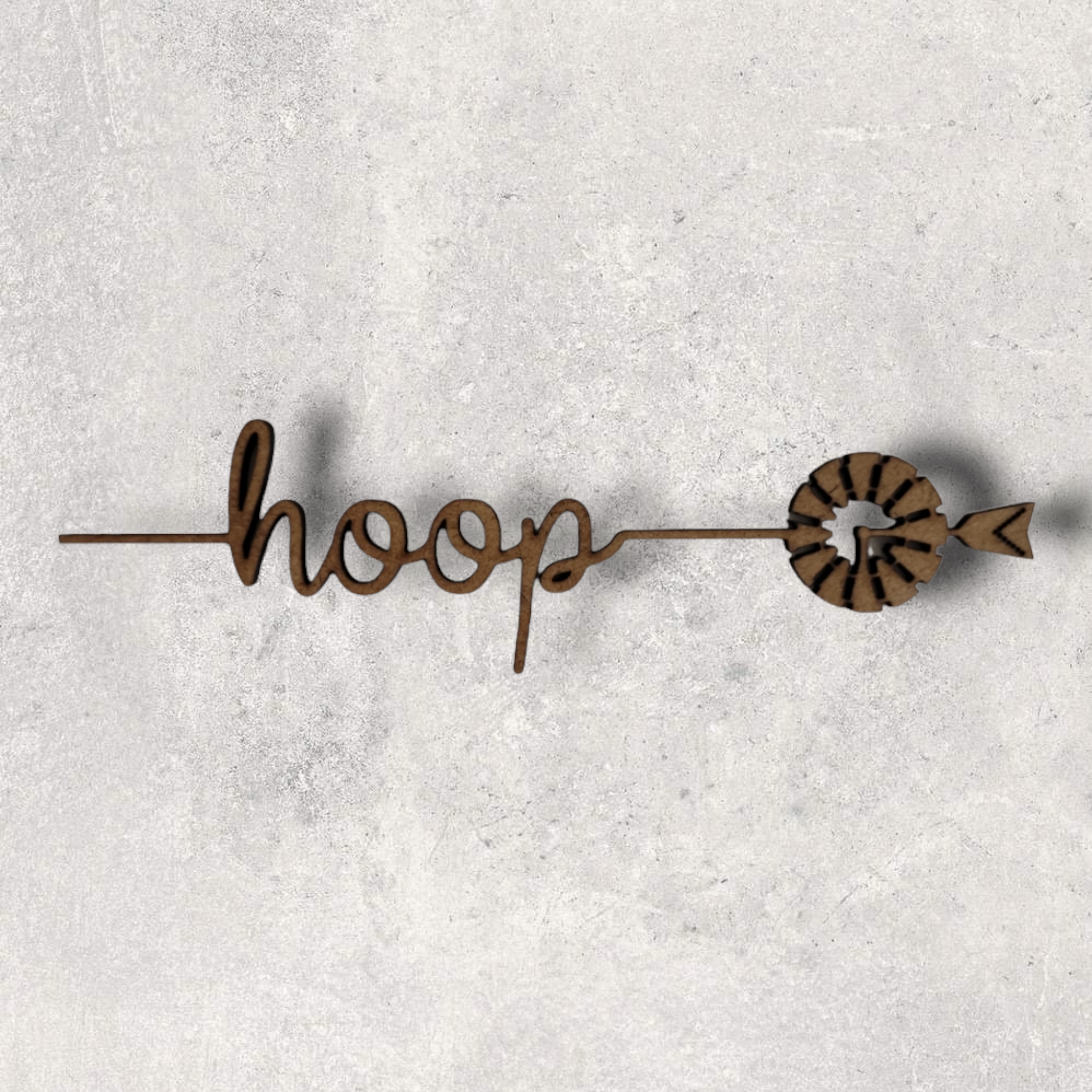 Afrikaans Word Cutout - Hoop