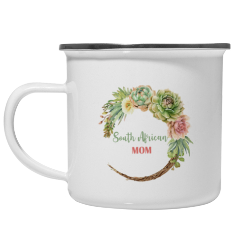 South African Mom - Succulent - Vintage Mug