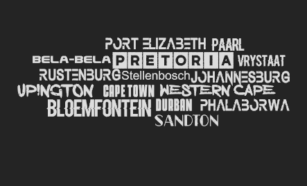 South African Towns - Ladies Shirt