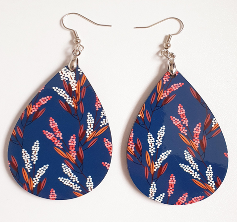Blue Meadow Flowers Earrings