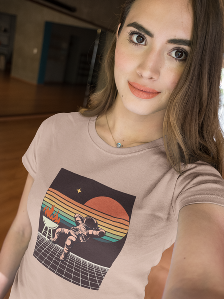 Man On The Moon - Ladies Shirt