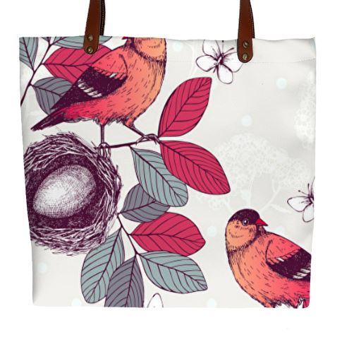 Birds Handbag (Tote)