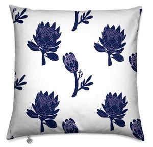 Blue Protea Cushion Cover