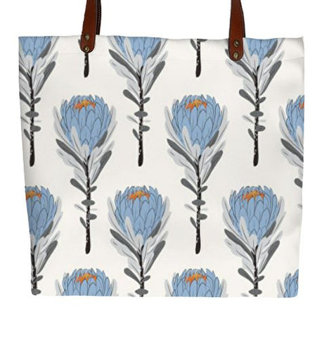 Blue Proteas Handbag  (Tote)