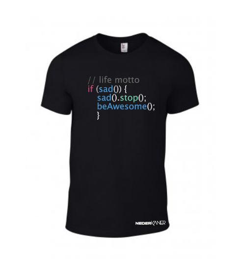 Code, Sad, Java - Mens Shirt