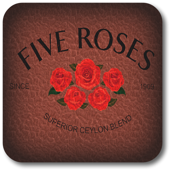 Lion Matches, Golden Syrup, Five Roses and Ouma Rusks Coasters (Set of 4)