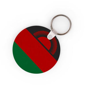 Malawi Flag Keyring - Available In 3 Shapes