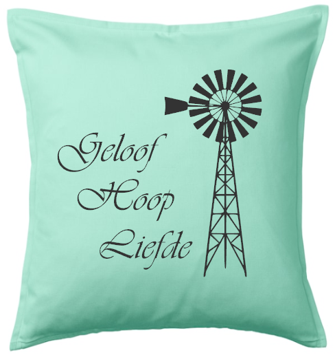 Geloof Hoop Liefde Cushion Cover