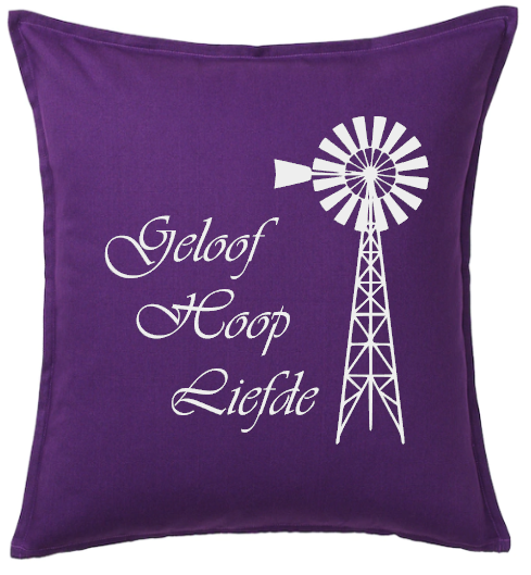 Geloof Hoop Liefde Cushion Cover