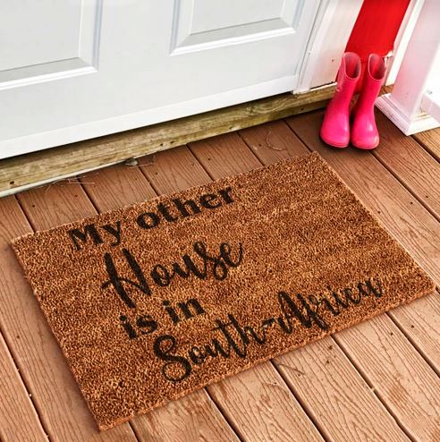 My Other House Is In South-Africa... - Doormat