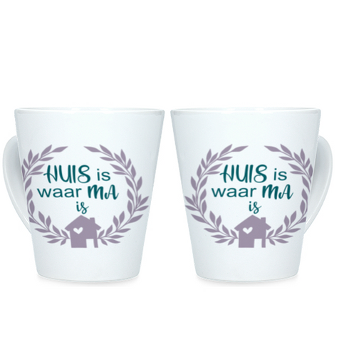 Huis Is Waar Ma Is - Conical Mug (1 Mug)