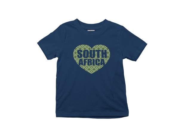 Heart South Africa Design With Shweshwe Print