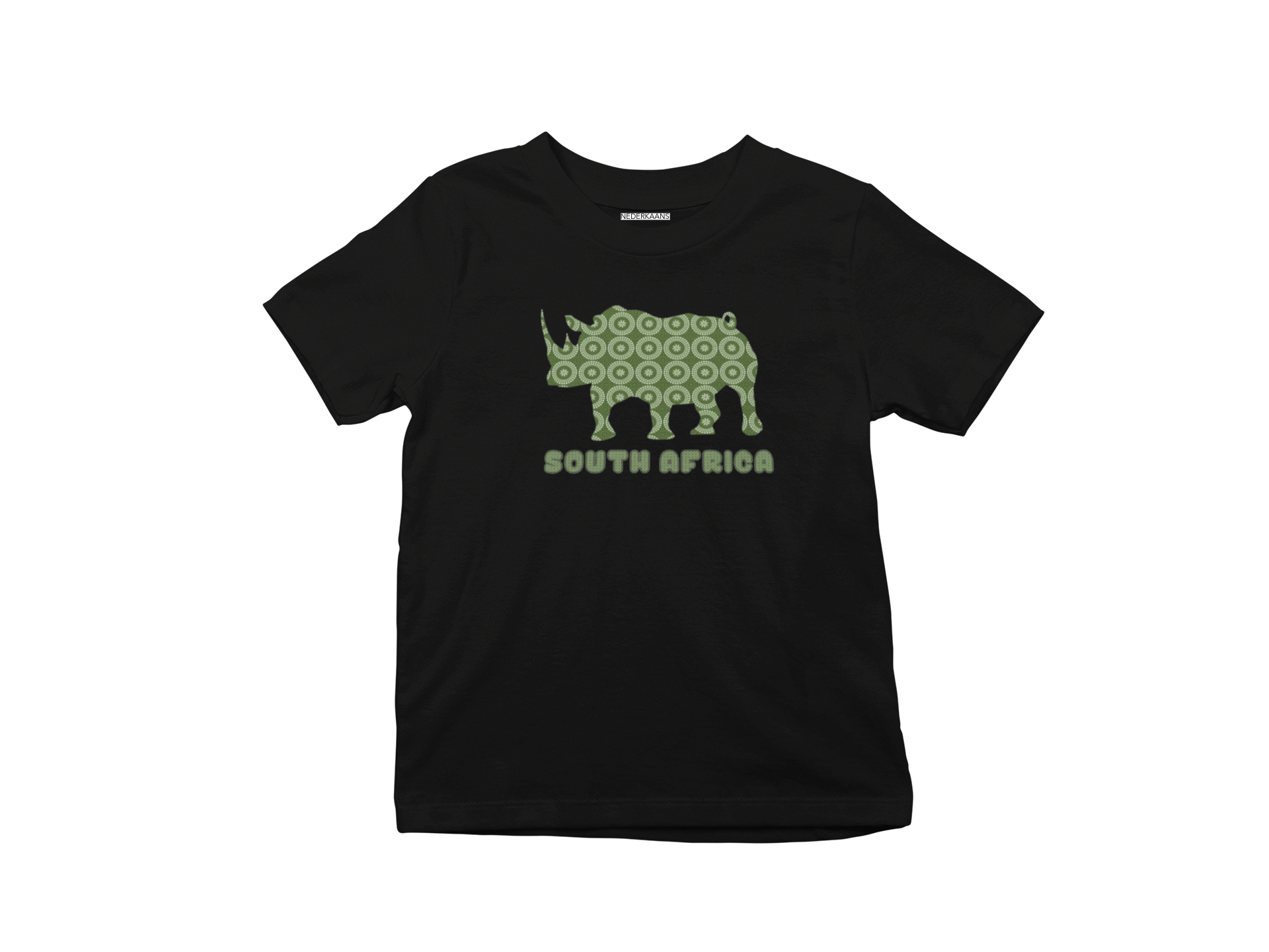 Rhino Shweshwe Print - Kids Shirt