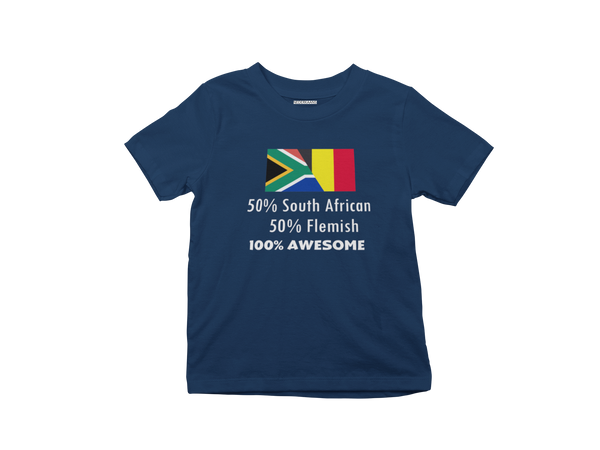 50% South African 50% Flemish 100% Awesome