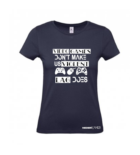 Video Games Don't Make Us Violent Lag Does - Mens Shirt