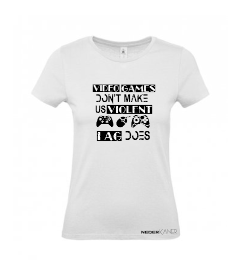 Video Games Don't Make Us Violent Lag Does - Mens Shirt