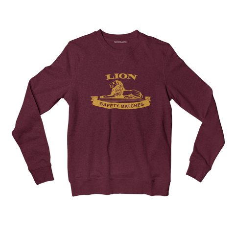 Lion Safety Matches - Mens Sweatshirt