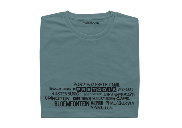 Cities and Towns of South Africa - Mens Shirt