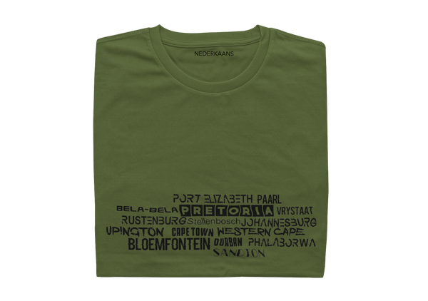 Cities and Towns of South Africa - Mens Shirt