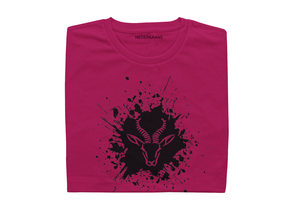 Pink springbok jersey top