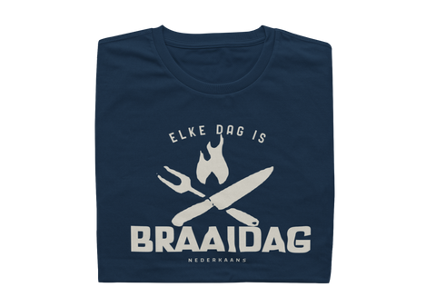 Elke Dag Is Braaidag - Mens Shirt - SAVE 58%