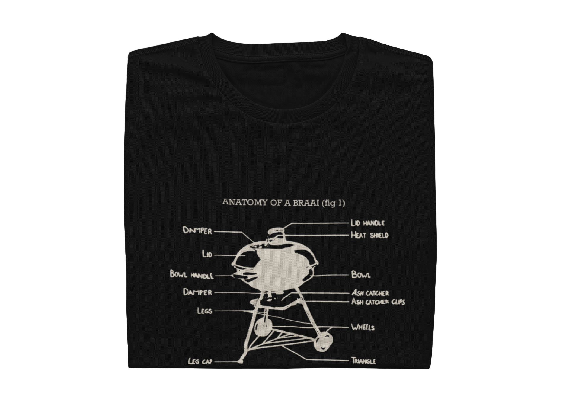 Anatomy Of A Braai - Ladies Shirt