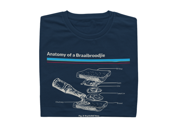 Anatomy of A Braaibroodjie - Mens Shirt