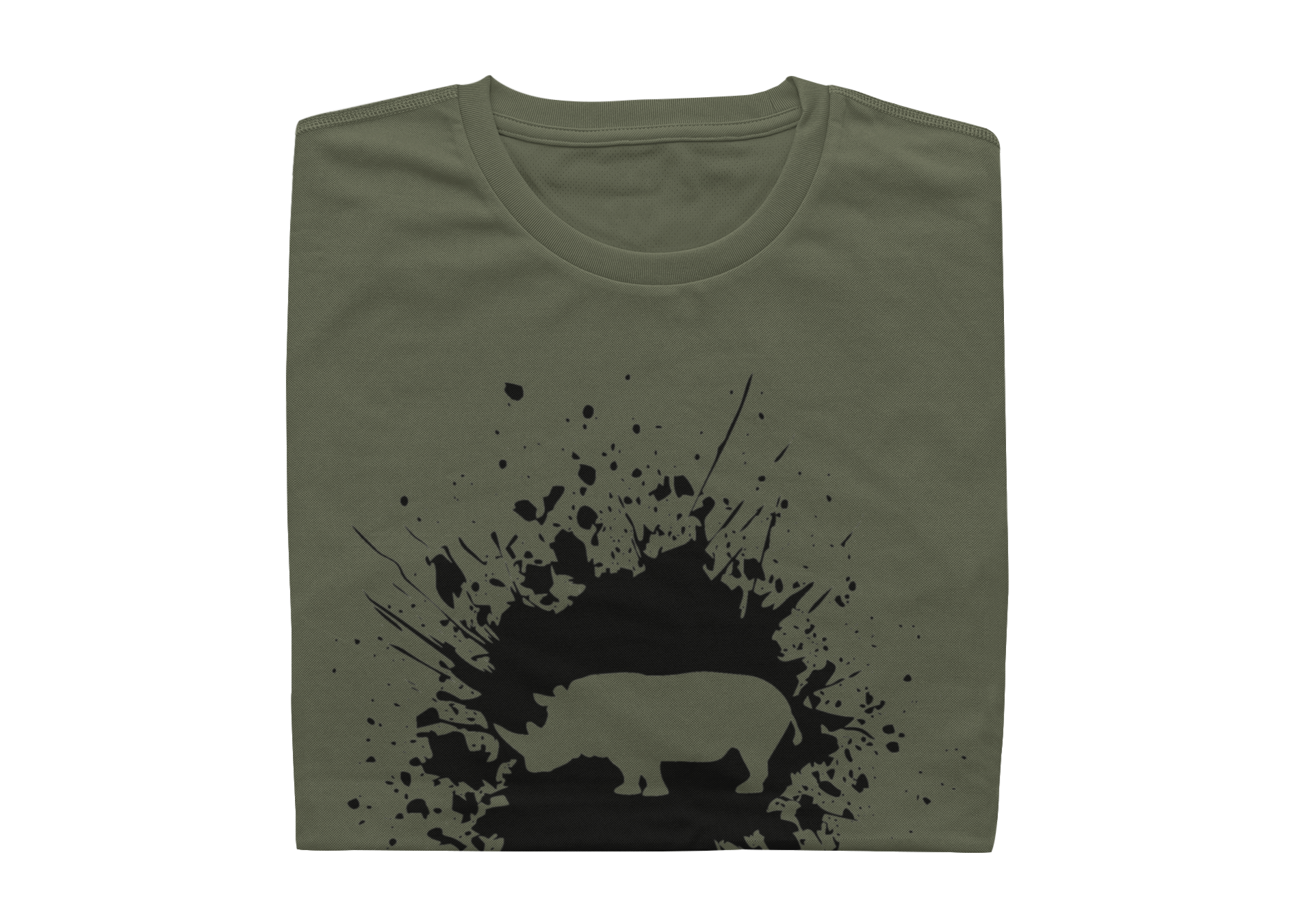 White Rhino Shirt - Ladies Shirt - SAVE 58%